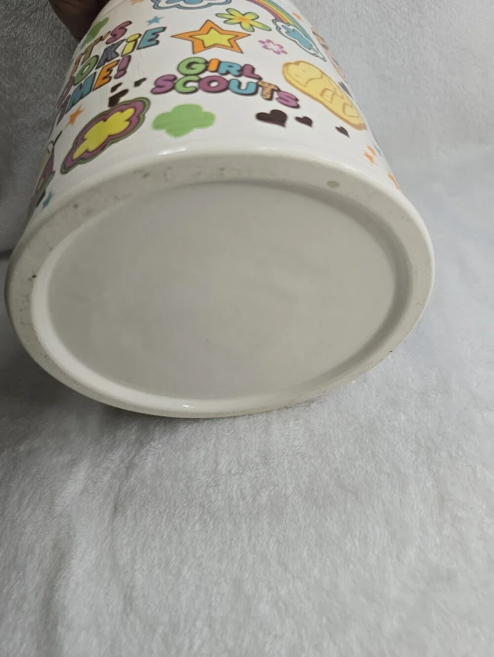 Girl Scouts Retro 'It's Cookie Time' Ceramic Cookie Jar